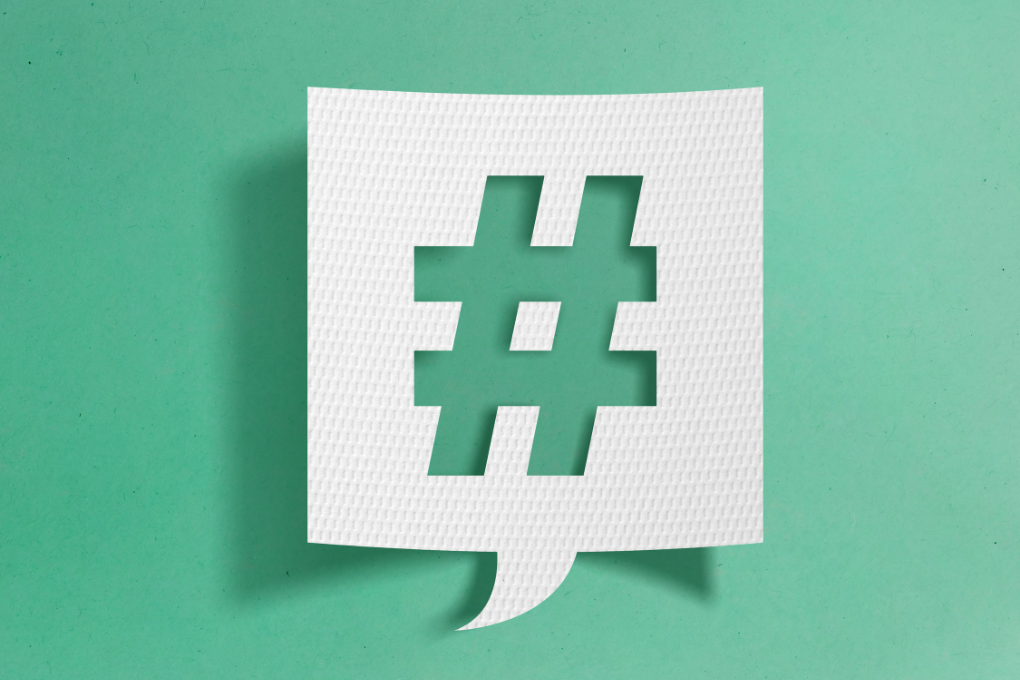 Hashtag-Blog-Beitragsbild Rautezeichen